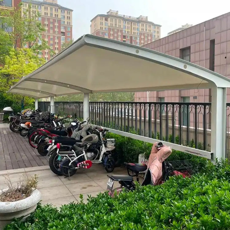 安仁县膜结构电动车棚